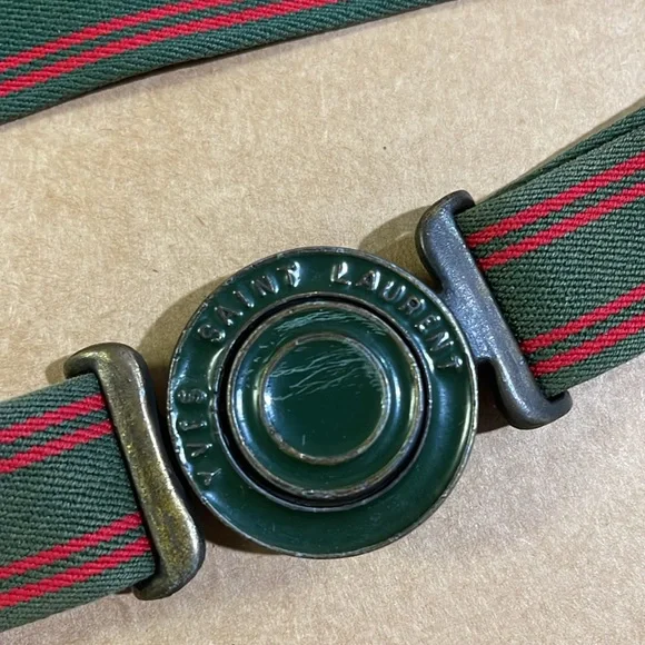 Yes saint Laurent fabric toggle belt Yes saint Laurent fabric toggle belt main image 3